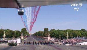 Erreur de couleur de la Patrouille de France pendant le défilé du 14 juillet