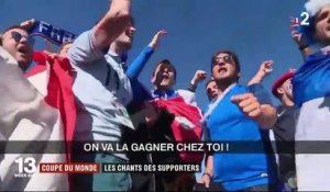 Finale de la Coupe du monde : les supporters français ont inventé de nombreux chants