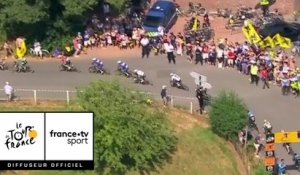 Tour de France 2018 : 3e crevaison pour Romain Bardet !