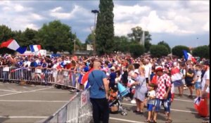 Coupe du monde : l'ambiance d'avant-match dans la fan zone de Montbéliard