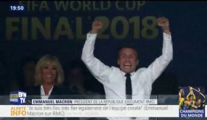 Coupe du monde: la très grande fierté d'Emmanuel Macron au micro de RMC