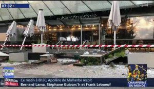 Les images des dégâts sur les Champs-Élysées après la fête
