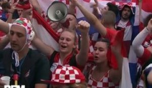 Malgré leur défaite en finale, les Croates chantent à Zagreb