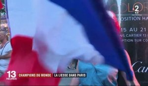 Coupe du monde 2018 : la liesse des Parisiens