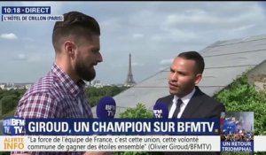 Olivier Giroud sur BFMTV: "On est là pour réunir tous les Français"