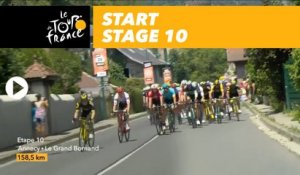 Départ réel / Start - Étape 10 / Stage 10 - Tour de France 2018