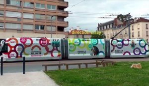 Nancy : travaux sur la ligne du tram entre Division de Fer et Gérard Barrois