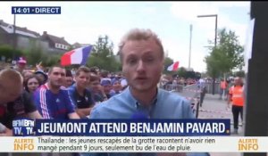À Jeumont, l'ambiance monte en attendant Benjamin Pavard
