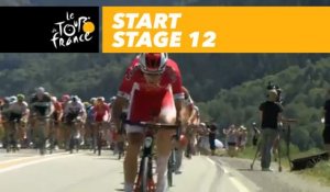 Départ réel / Start - Étape 12 / Stage 12 - Tour de France 2018
