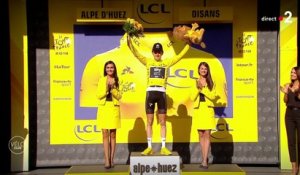 Tour de France 2018 : Geraint Thomas hué sur le podium !