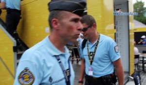 Tour de France 2018 - Guillaume Chanudet de la Gendarmerie : "La chute de Nibali, les sifflets contre Froome et la Sky, ça nous affecte"
