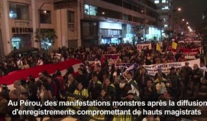 Corruption: des milliers de Péruviens manifestent à Lima