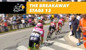 The first breakaway of this Tour without any French rider in it - Étape 13 / Stage 13 - Tour de France 2018