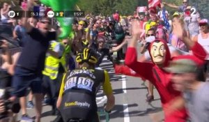 Tour de France : Froome se fait frapper par un spectateur la montée de l'Alpe d'Huez