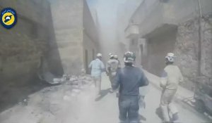 Des centaines de casques blancs évacués de Syrie