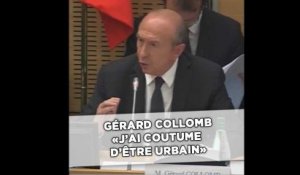 Affaire Benalla: «J'ai coutume d'être urbain» précise Gérard Collomb