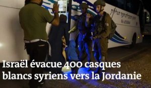 Evacuation des casques blancs syriens : les images de l’opération menée par Israël