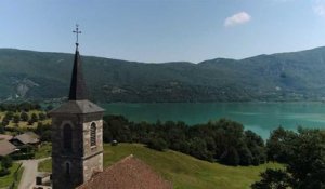 Vue d'ici : le lac d’Aiguebelette