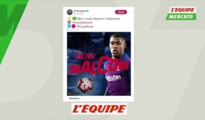 Le Barça officialise Malcom - Foot - ESP - Transferts