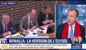 Affaire Benalla: la version de l'Élysée