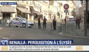 Le bureau d'Alexandre Benalla à l'Élysée est en cours de perquisition en sa présence