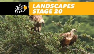 Paysages du jour / Landscapes of the day - Étape 20 / Stage 20 - Tour de France 2018