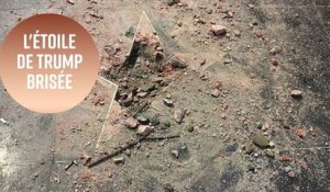 L'étoile de Trump sur Hollywood Boulevard vandalisée (de nouveau)