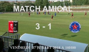 Résumé match amical USBCO - Amiens AC