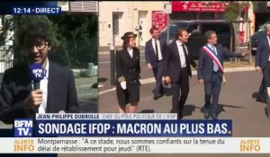 Macron en baisse dans les sondages: "Il n'y a pas de rupture totale avec l'opinion", estime l'IFOP
