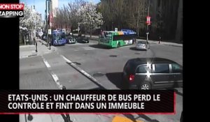 Etats-Unis : un chauffeur de bus perd le contrôle et finit dans un immeuble (vidéo)