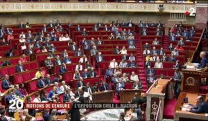 Affaire Benalla : Emmanuel Macron, cible des deux motions de censure