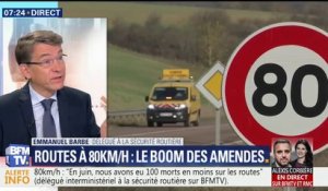 80km/h: Emmanuel Barbe évoque "100 morts de moins" en juin par rapport à l'an dernier