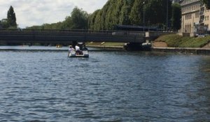 Bataille d’eau géante sur les rives de l’Orne !