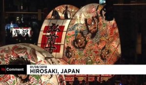 Japon : début du festival Neputa à Hirosaki