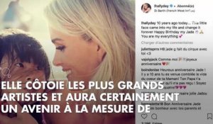 PHOTOS. De bébé à adolescente... Jade Hallyday a 14 ans et a bien grandi