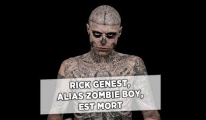 Rick Genest, alias Zombie Boy, est mort