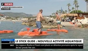 Stick Glide : Découvrez ce nouveau sport sur l'eau inventé à Marseille pour l'été - Regardez