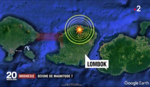 Indonésie : séisme de magnitude 7 sur l'île de Lombok