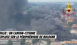 Italie : un camion-citerne  explose sur le périphérique de Bologne