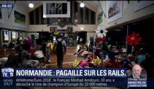 Normandie: ces voyageurs ont passé la nuit en gare à cause des orages