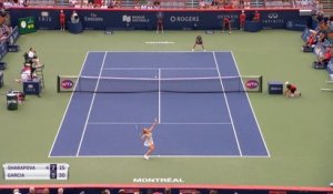 Montréal - Garcia sort Sharapova