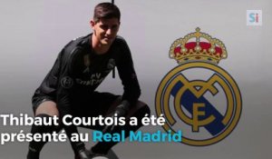 Thibaut Courtois a été présenté au Real Madrid