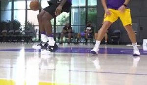 LA Lakers : les premières images de LeBron James à l'entraînement