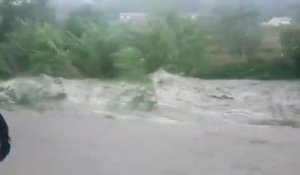 Les terribles images des inondations dans le Gard