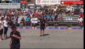 National d'Objat féminin 2018 à pétanque : Finale Bourriaud VS Lebossé
