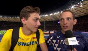 Championnats Européens / Athlétisme : L'interview de Renaud Lavillenie et Armand Duplantis