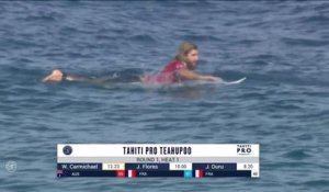 Adrénaline - Surf : Tahiti Pro Teahupo'o, Men's Championship Tour - Round 1 heat 1