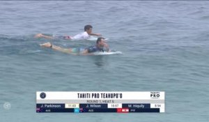 Adrénaline - Surf : Tahiti Pro Teahupo'o, Men's Championship Tour - Round 1 heat 5