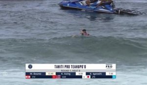 Adrénaline - Surf : Tahiti Pro Teahupo'o, Men's Championship Tour - Round 1 heat 8
