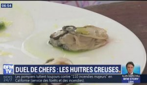 Duel des chefs: les huîtres creuses de Jean-yves Gueho face à Sylvain Guillemot